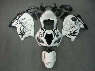 Buy 1996-2007 White Black Corona Suzuki GSXR 1300 Hayabusa Motorcycle Fairings UK