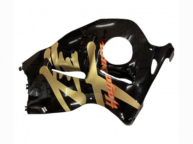 1996-2007 Glossy Black Gold Hayabusa Suzuki GSXR 1300 Hayabusa Motorcycle Fairings UK