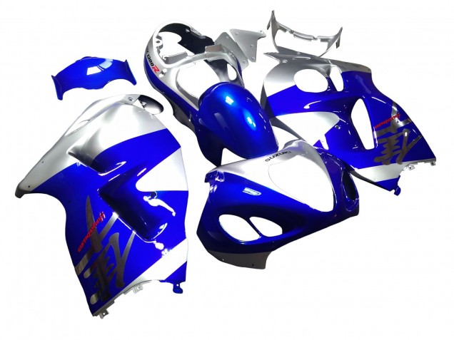 1996-2007 Blue Silver Hayabusa Suzuki GSXR 1300 Hayabusa Motorcycle Fairings UK
