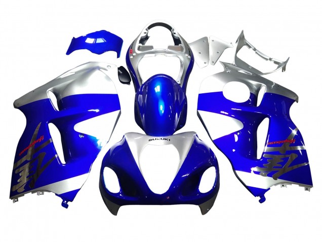 1996-2007 Blue Silver Hayabusa Suzuki GSXR 1300 Hayabusa Motorcycle Fairings UK