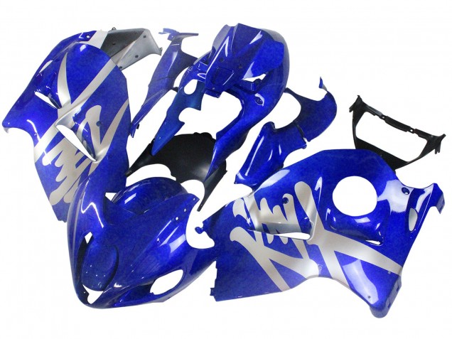 1996-2007 Glossy Blue Suzuki GSXR 1300 Hayabusa Motorcycle Fairings UK