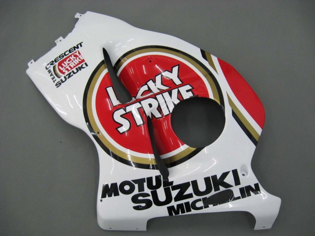 1996-2007 White Red Motul Suzuki GSXR 1300 Hayabusa Motorcycle Fairings UK