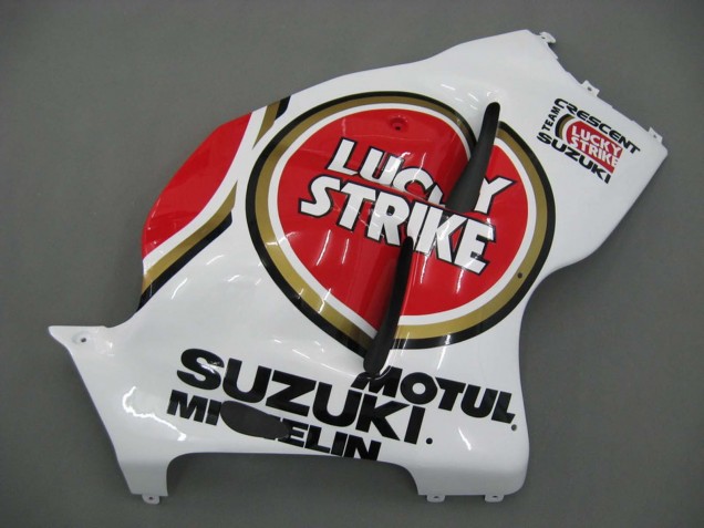 1996-2007 White Red Motul Suzuki GSXR 1300 Hayabusa Motorcycle Fairings UK