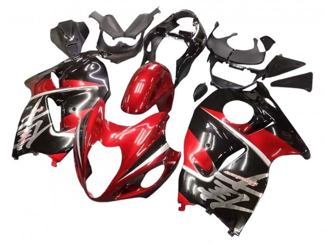 1996-2007 Red Glossy Black Hayabusa Suzuki GSXR 1300 Hayabusa Motorcycle Fairings UK