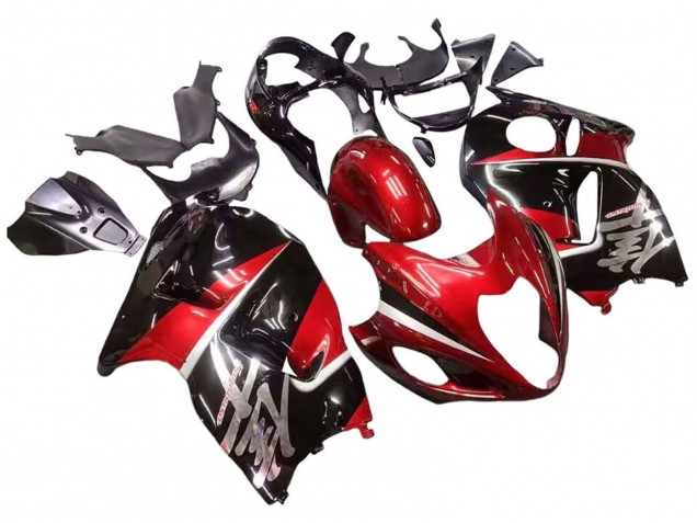 1996-2007 Red Glossy Black Hayabusa Suzuki GSXR 1300 Hayabusa Motorcycle Fairings UK