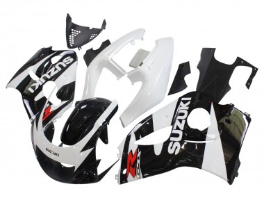 Buy 1996-2000 Black White Suzuki GSXR 600 / GSXR 750 Motorcycle Fairings UK