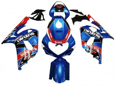 Buy 2001-2003 Blue Red Racing Suzuki GSXR 600 / GSXR 750 Motorcycle Fairings UK