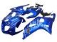 2001-2003 Blue with White Flame Suzuki GSXR 600 / GSXR 750 Motorcycle Fairings UK