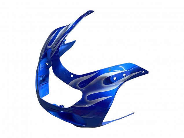 2001-2003 Blue with White Flame Suzuki GSXR 600 / GSXR 750 Motorcycle Fairings UK