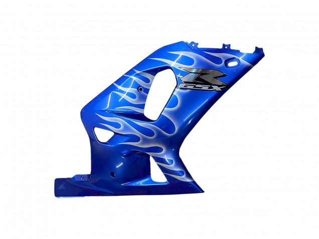 2001-2003 Blue with White Flame Suzuki GSXR 600 / GSXR 750 Motorcycle Fairings UK