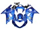 2001-2003 Blue with White Flame Suzuki GSXR 600 / GSXR 750 Motorcycle Fairings UK