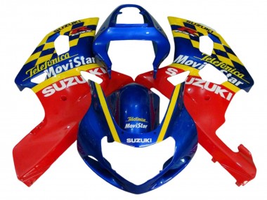 Buy 2001-2003 Blue Red Yellow Suzuki GSXR 600 / GSXR 750 Motorcycle Fairings UK