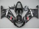 2001-2003 Glossy Black Red White Suzuki GSXR 600 / GSXR 750 Motorcycle Fairings UK