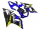 2001-2003 Blue Yellow Glossy Black Suzuki GSXR 600 / GSXR 750 Motorcycle Fairings UK