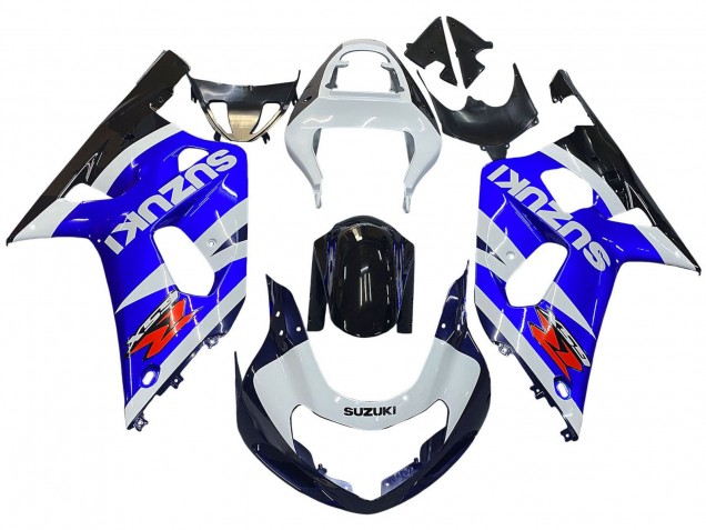 2001-2003 Blue White Glossy Black Red Suzuki GSXR 600 / GSXR 750 Motorcycle Fairings UK