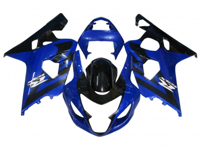 2004-2005 Blue Black Suzuki GSXR 600 / GSXR 750 Motorcycle Fairing Kits UK