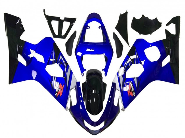 2004-2005 Blue White Black Suzuki GSXR 600 / GSXR 750 Motorcycle Fairing UK