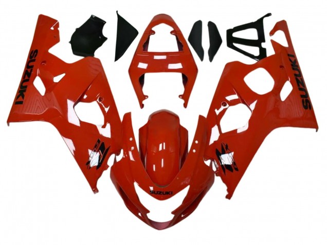 2004-2005 Red Black Suzuki GSXR 600 / GSXR 750 Motorcycle Fairing UK