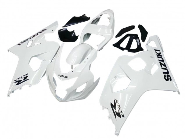 2004-2005 Pearl White Suzuki GSXR 600 / GSXR 750 Motorcycle Fairings UK