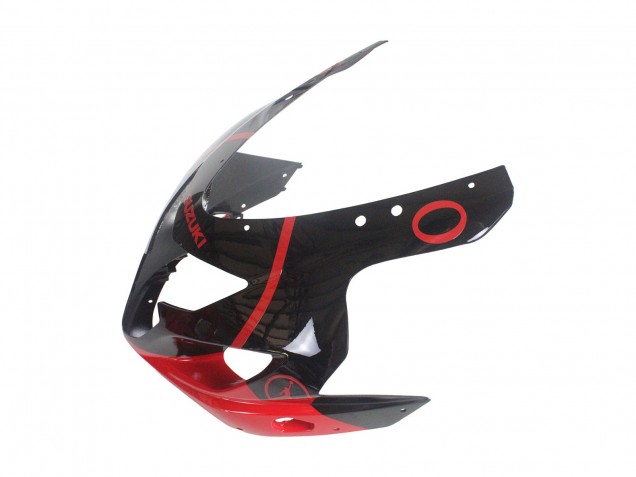 2004-2005 Glossy Black Red Jordan Michelin Suzuki GSXR 600 / GSXR 750 Motorcycle Fairings UK