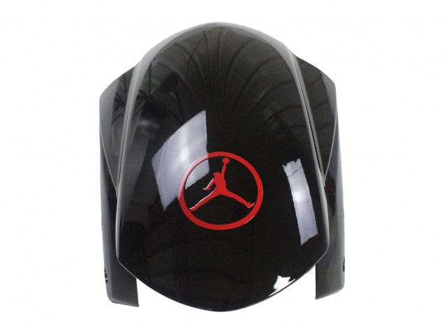 2004-2005 Glossy Black Red Jordan Michelin Suzuki GSXR 600 / GSXR 750 Motorcycle Fairings UK