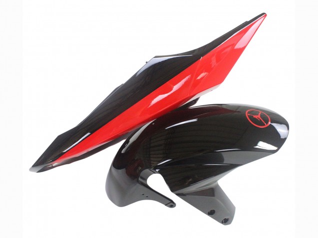 2004-2005 Glossy Black Red Jordan Michelin Suzuki GSXR 600 / GSXR 750 Motorcycle Fairings UK