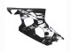 2004-2005 White Black Suzuki GSXR 600 / GSXR 750 Motorcycle Fairing UK