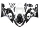 2004-2005 White Black Suzuki GSXR 600 / GSXR 750 Motorcycle Fairing UK