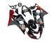 2004-2005 Black Grey Red Suzuki GSXR 600 / GSXR 750 Motorcycle Fairings UK