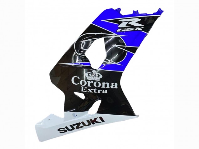 2004-2005 White Blue Black Corona Motul Suzuki GSXR 600 / GSXR 750 Motorcycle Fairing UK