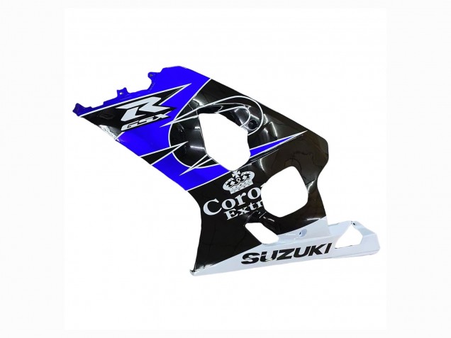 2004-2005 White Blue Black Corona Motul Suzuki GSXR 600 / GSXR 750 Motorcycle Fairing UK