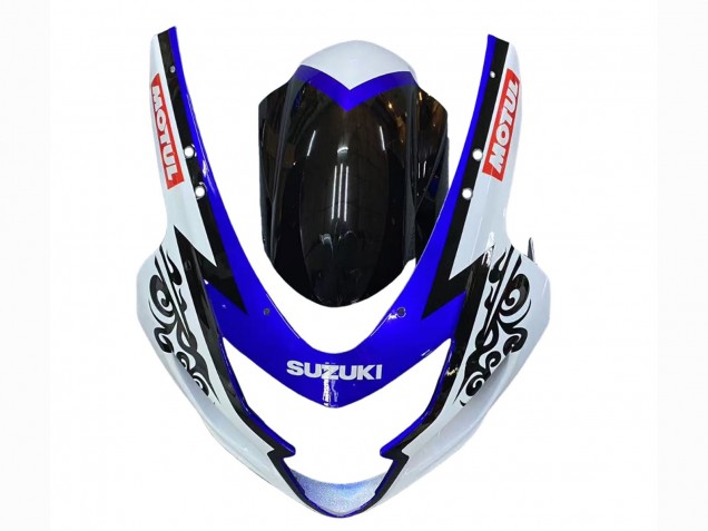 2004-2005 White Blue Black Corona Motul Suzuki GSXR 600 / GSXR 750 Motorcycle Fairing UK
