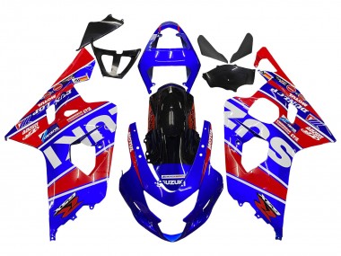 Buy 2004-2005 Blue Red Black Motul Dunlop Suzuki GSXR 600 / GSXR 750 Motorcycle Fairings UK
