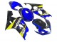 2004-2005 Blue Yellow Black Suzuki GSXR 600 / GSXR 750 Motorcycle Fairings UK