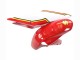 2004-2005 White Red Yellow Michelin Texaon Heron 7 Suzuki GSXR 600 / GSXR 750 Motorcycle Fairings UK
