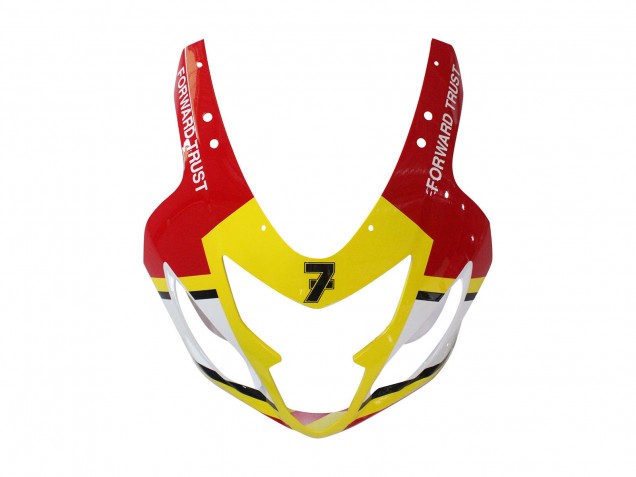 2004-2005 White Red Yellow Michelin Texaon Heron 7 Suzuki GSXR 600 / GSXR 750 Motorcycle Fairings UK
