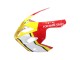 2004-2005 White Red Yellow Michelin Texaon Heron 7 Suzuki GSXR 600 / GSXR 750 Motorcycle Fairings UK