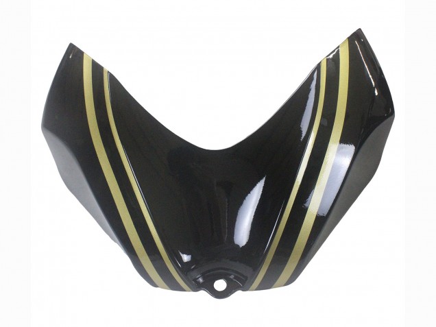 2006-2007 Glossy Black Gold Stripe Suzuki GSXR 600 / GSXR 750 Motorcycle Fairings UK