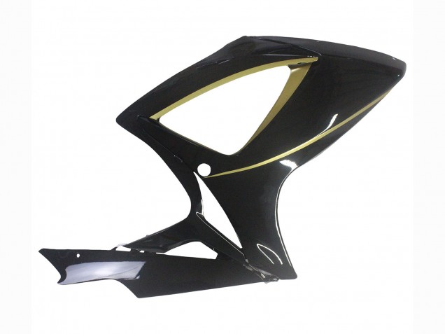 2006-2007 Glossy Black Gold Stripe Suzuki GSXR 600 / GSXR 750 Motorcycle Fairings UK