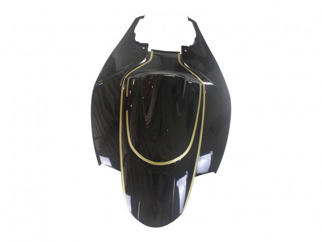 2006-2007 Glossy Black Gold Stripe Suzuki GSXR 600 / GSXR 750 Motorcycle Fairings UK