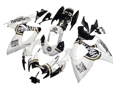 Buy 2006-2007 White Black Lucky Strike Motul Suzuki GSXR 600 / GSXR 750 Motorcycle Fairings UK