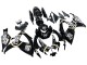 2006-2007 Glossy Black White Motul Lucky Strike Suzuki GSXR 600 / GSXR 750 Motorcycle Fairings UK
