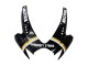 2006-2007 Glossy Black White Motul Lucky Strike Suzuki GSXR 600 / GSXR 750 Motorcycle Fairings UK
