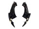2006-2007 Glossy Black White Motul Lucky Strike Suzuki GSXR 600 / GSXR 750 Motorcycle Fairings UK