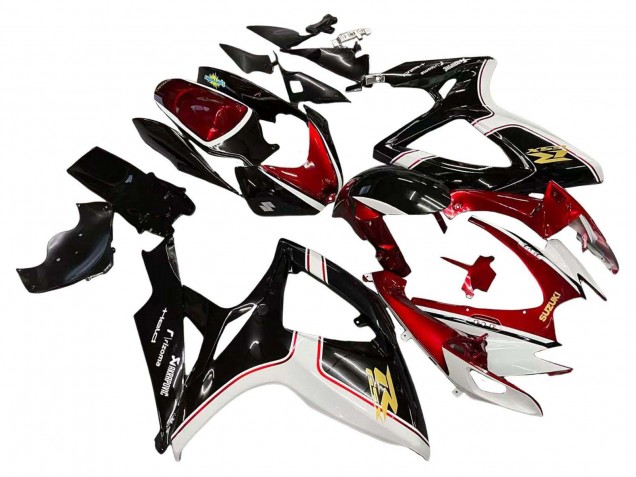 2006-2007 Red White Black Yellow Suzuki GSXR 600 / GSXR 750 Motorcycle Fairings UK