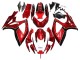 2006-2007 Red Black Suzuki GSXR 600 / GSXR 750 Motorcycle Fairings UK