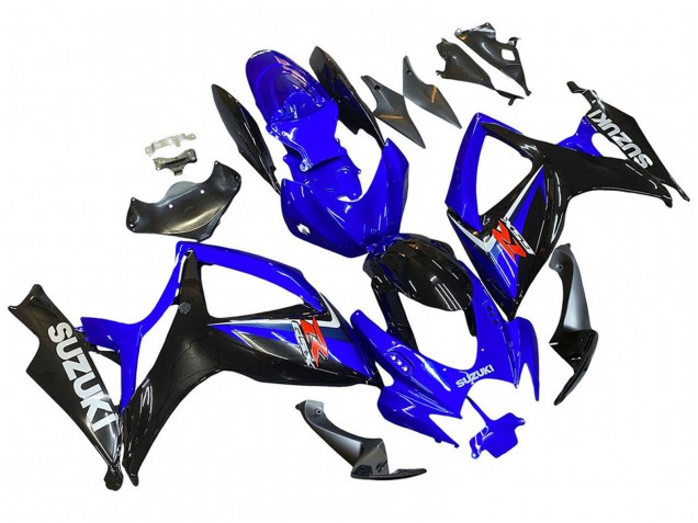 2006-2007 Blue BlackRed Suzuki GSXR 600 / GSXR 750 Motorcycle Fairings UK