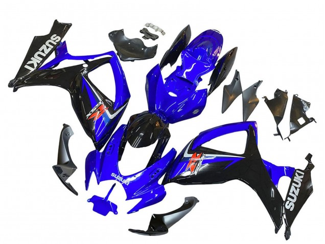 2006-2007 Blue BlackRed Suzuki GSXR 600 / GSXR 750 Motorcycle Fairings UK
