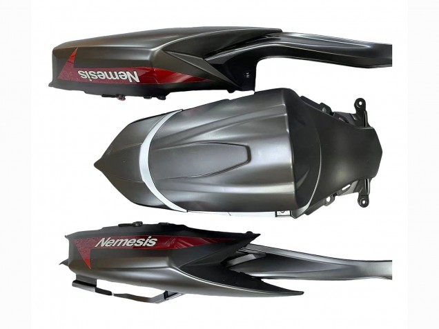 2008-2010 Matte Black Red Suzuki GSXR 600 / GSXR 750 Motorcycle Fairings UK