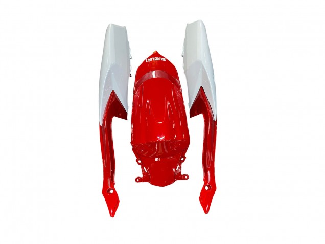 2008-2010 White Red Black Suzuki GSXR 600 / GSXR 750 Motorcycle Fairings UK